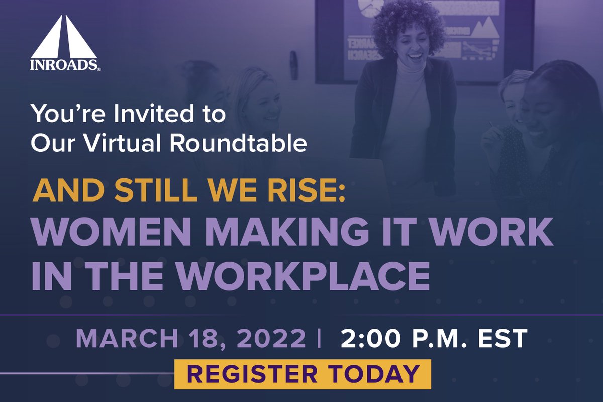 HarvardBiz's tweet photo. HBR's @asbernstein2185 will join the @INROADSinc virtual roundtable on March 18 at 2 p.m. EST in celebration of #WomensHistoryMonth. 
Register here: 
https://t.co/i0ci8hiixu https://t.co/oyffVdflcf
