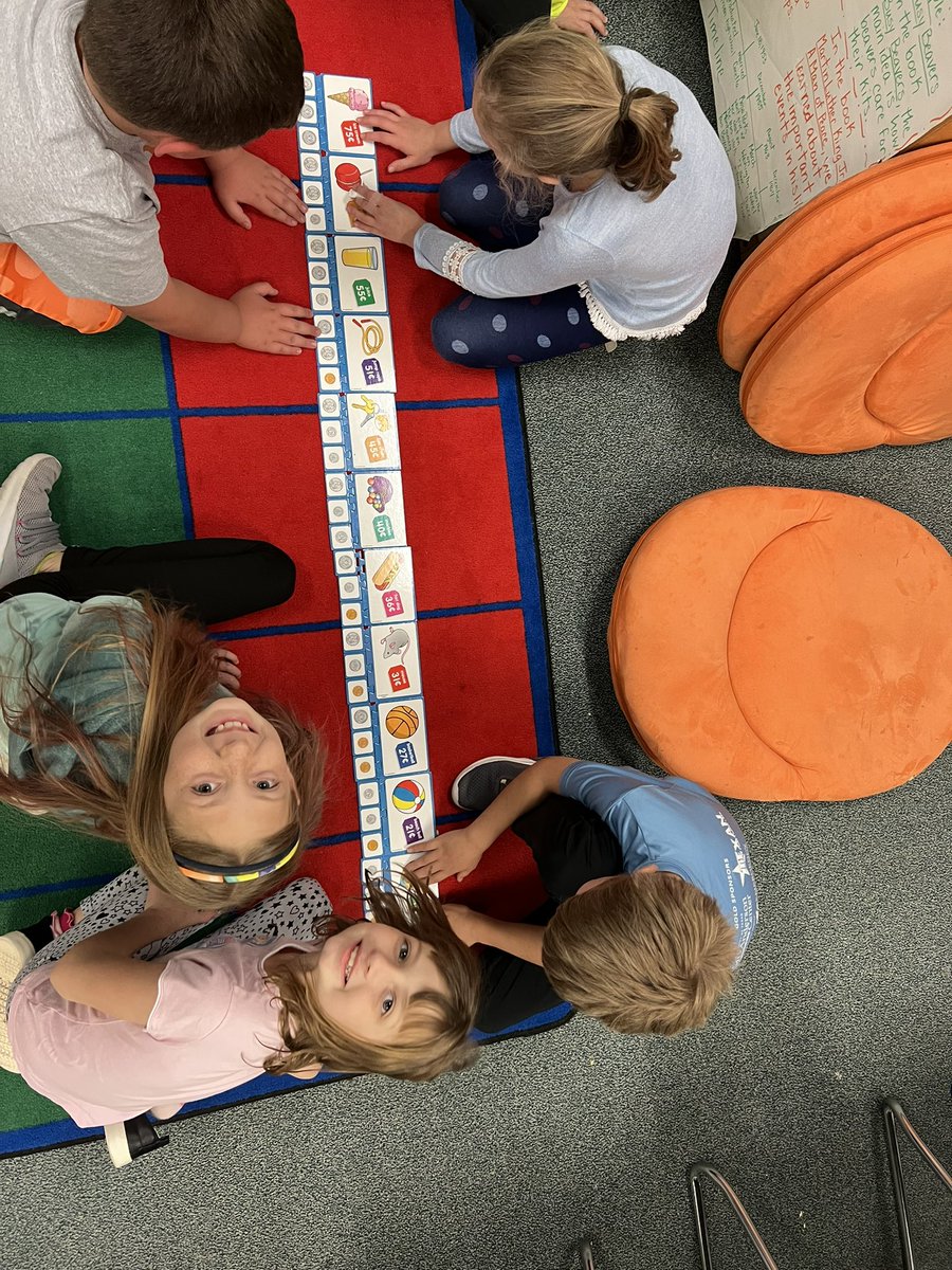 When your students take a math station to the next level…not only did they complete the money puzzles, they put the prices in order from greatest to least!! #criticalthinkers #2ndgraderocks