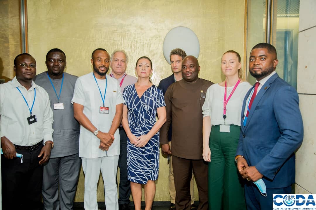 CoastalDevelop2's tweet photo. CODA TO PARTNER NORWAY IN CLEAN BEACH CAMPAIGN 

The Norwegian Ambassador to Ghana, Her Excellency Ingrid Mollestad on Tuesday 8th of March 2022 expressed their full support to the CODA Clean Beach Campaign programme within the four (4) Coastal Regions of Ghana. https://t.co/tfJEpTJLbo