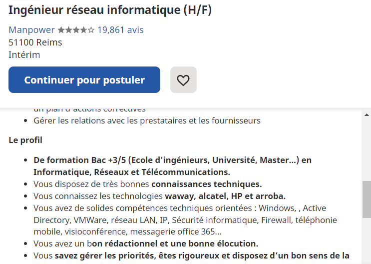 ProcessusT's tweet photo. Vous êtes passionné d'informatique et motivé ? N'attendez plus ! @ManpowerGroupFR recherche un spécialiste WAWAY et ARROBA 😂 https://t.co/5e6kmPTvE2