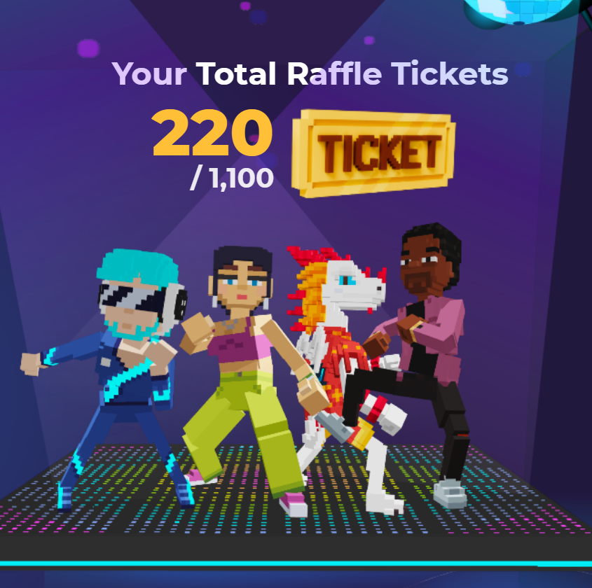 bernard76361's tweet photo. @TheSandboxGame I just participated in the daily #SandboxAlphaS2Contest for a chance to earn up to 1,000 $SAND! Starting March 9 -  Show your Raffle Tickets. Check out my screenshot below! 👇 #SandboxAlphaS2 https://t.co/eei2M4AhBs