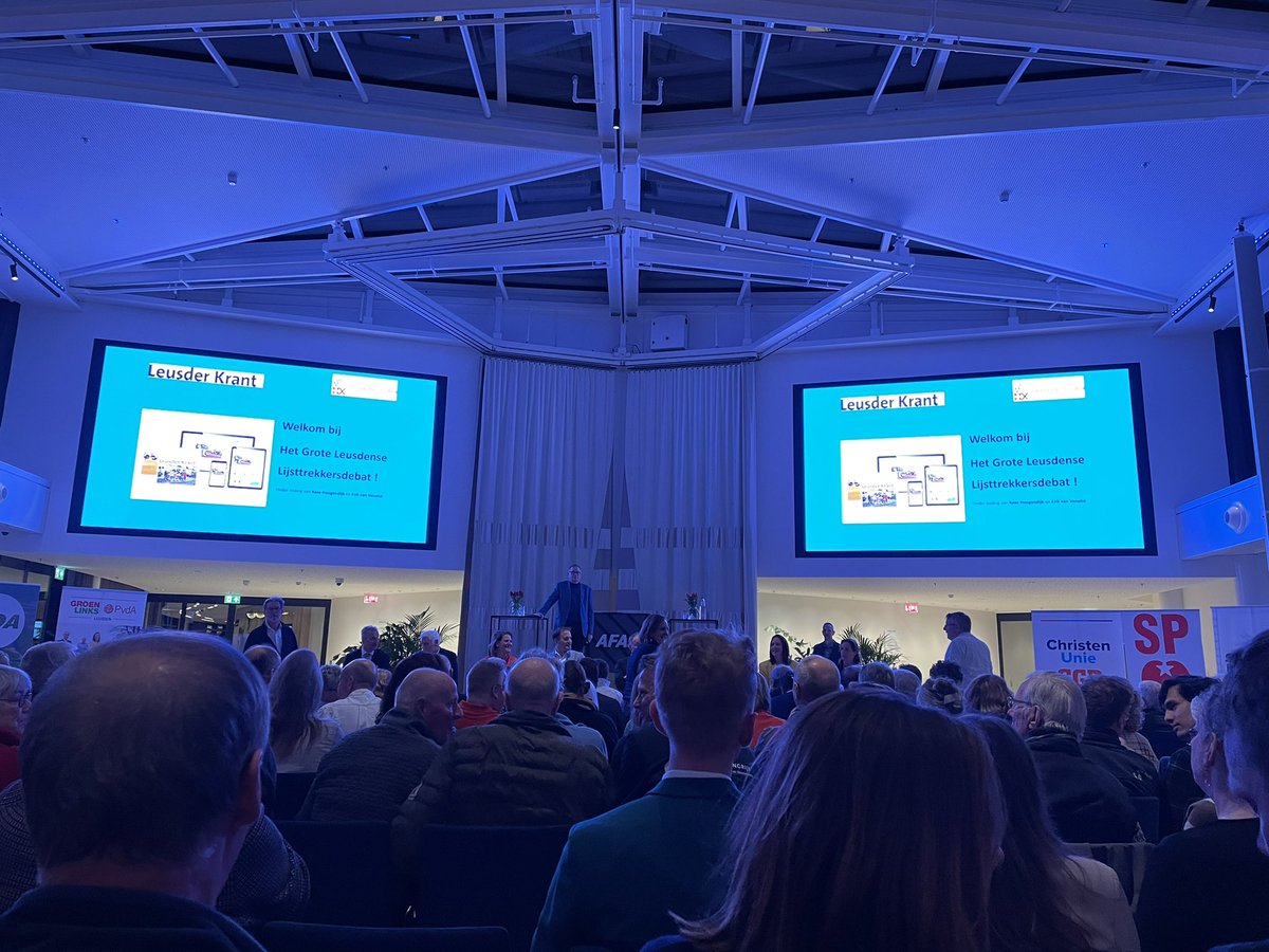 Wat een animo!#GR2022 #DEBAT #VVD