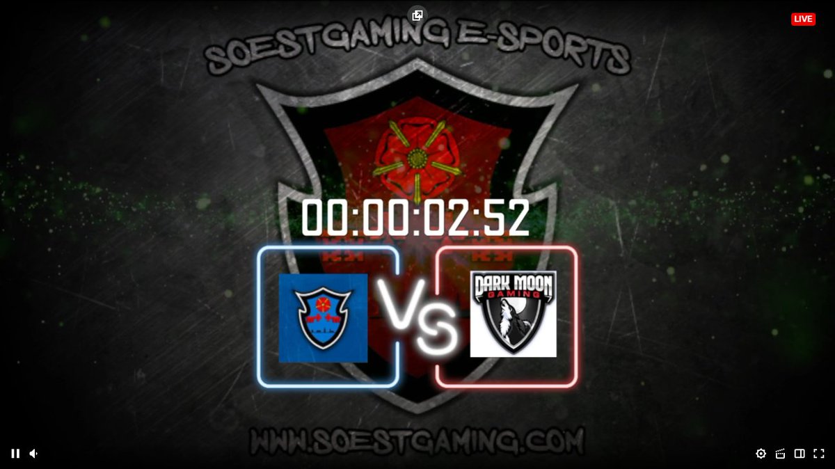 Soest_eSports's tweet photo. Spieltag 5
In wenigen Minuten geht es los gegen @DMGesportDE 
Schaltet ein und fiebert mit 
https://t.co/LkQ8VXtH7h https://t.co/2vTSrkzizh