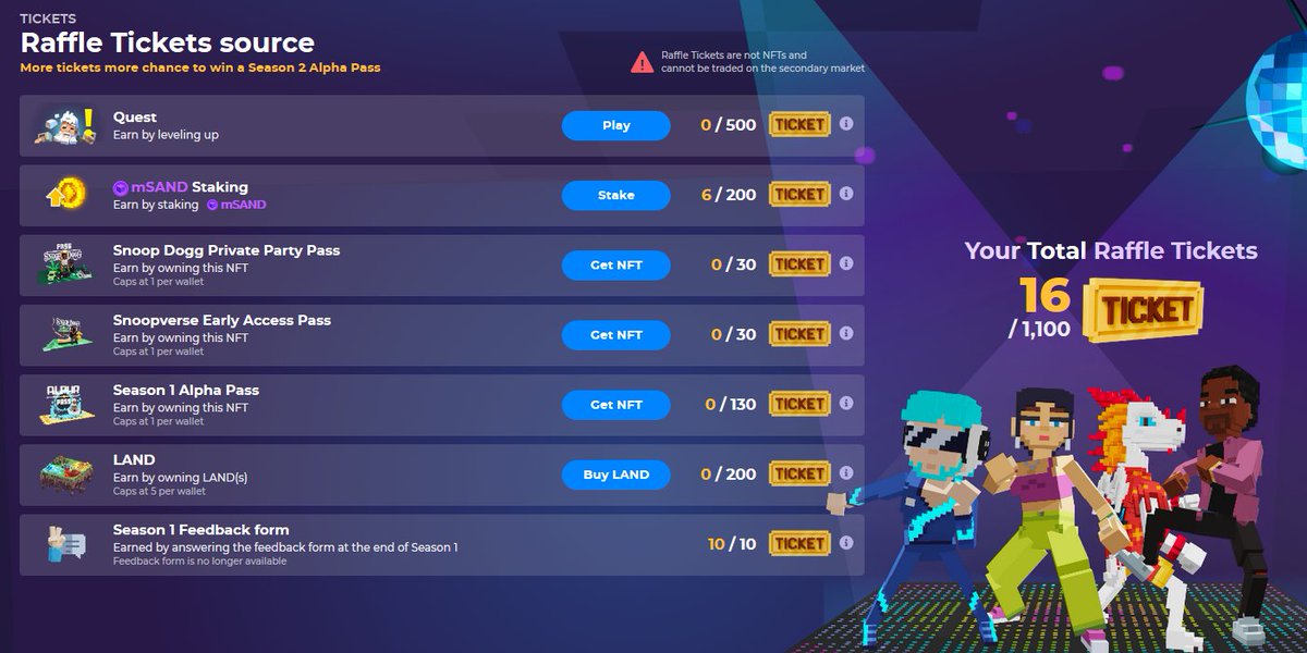 HibbaSheeb's tweet photo. @TheSandboxGame I just participated in the daily #SandboxAlphaS2Contest for a chance to earn up to 1,000 $SAND! Starting March 9 -  Show your Raffle Tickets. Check out my screenshot below! 👇 #SandboxAlphaS2 https://t.co/eihW0NwEWM