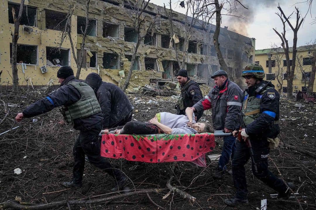 After bombing a maternity hospital in Mariupol