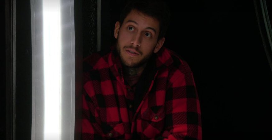 itsmathewturner's tweet photo. ***PLEASE RT*** My brother (pictured below), Steven "Gino" Giannopoulos is being held captive by this woman - Lacey-Lynne. She just kissed him then locked him in her dungeon. He needs to be SAVED. Please spread the word. #FREEGINO #SAVEGINO #BBCAN10 https://t.co/W1NDM08wKR
