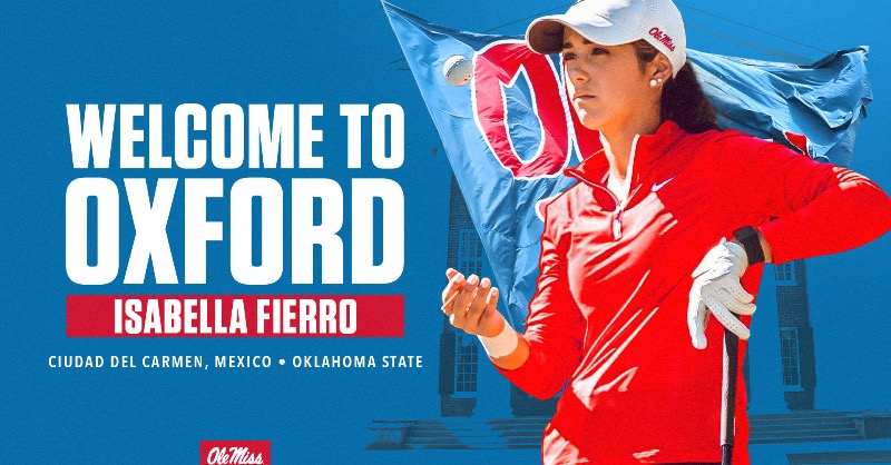 OleMissWGolf's tweet photo. 𝑱𝒖𝒔𝒕 𝒈𝒐𝒕 𝒆𝒗𝒆𝒏 𝒃𝒆𝒕𝒕𝒆𝒓! 💪

Welcome to the family @ifsgolf.