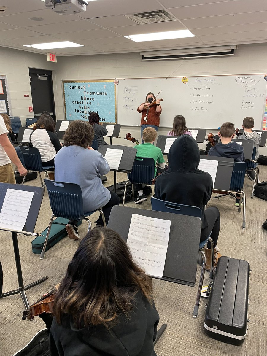 Great way to start the day, listening to these amazing musicians <a href="/ICBobcats/">@ICBobcats</a> #opsmomentsthatmatter