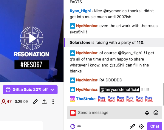 Ferry Corsten (@ferrycorsten) on Twitter photo Thank you <a href="/richsolarstone/">Solarstone.</a> for raiding <a href="/ResonationRadio/">Resonation Radio w/ Ferry Corsten</a>! Tune in now: twitch.tv/ferrycorstenof… #RES067 Thank you <a href="/richsolarstone/">Solarstone.</a> for raiding <a href="/ResonationRadio/">Resonation Radio w/ Ferry Corsten</a>! Tune in now: twitch.tv/ferrycorstenof… #RES067
