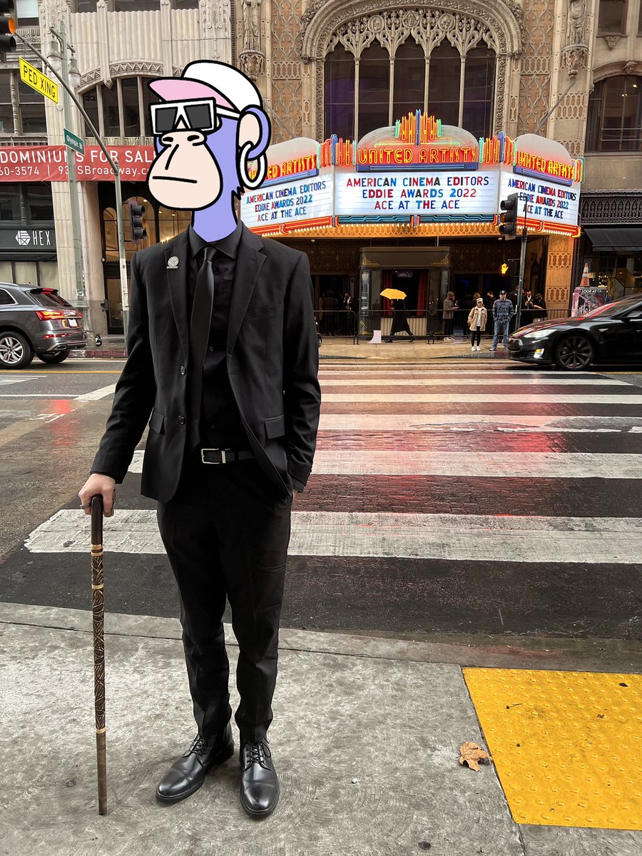 jpegsarecool's tweet photo. I not only repped the #0xApes but the entire #NFTCommunity Saturday. I talked NFTs literally all night. And I was a nominee… so people actually listened! #fam feel free to share these, let’s go mainstream
#FaMorie #quirkies #skeletongues #sadgirlsbar #doodbeast https://t.co/mrJO79UnKe