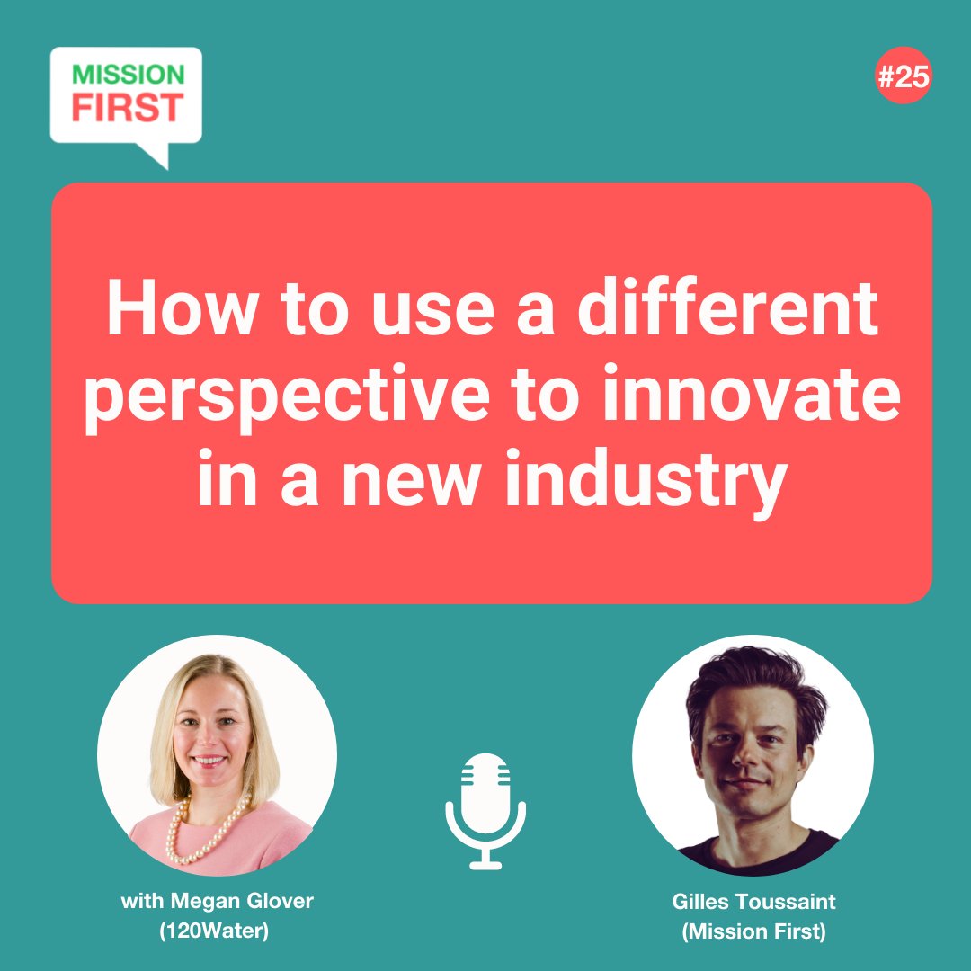 ❌ Is it IMPOSSIBLE to start a company in an industry you know nothing about?

Of course not! Advice on how-to in my last #greentech #Entrepreneurship podcast episode with <a href="/megancglover/">Megan C. Glover</a> from <a href="/120_Water/">120Water</a> : 
🎧
smartlink.ausha.co/mission-first/…