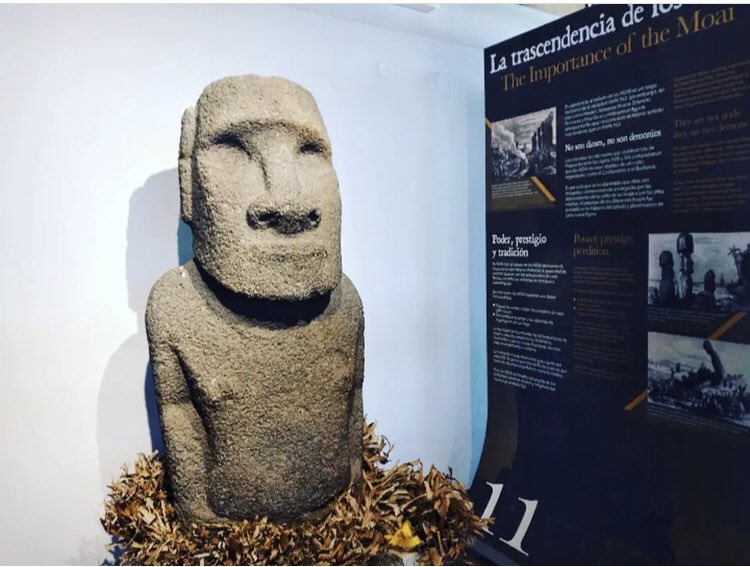 El querido moai ya está en la sala de exhibición del Museo Antropológico Padre Sebastián Englert de Rapa Nui🗿👍🏻
Puedes visitarlo desde el martes 15 de marzo.
Horario: martes a viernes, de 10 a 12:30 hrs ( horario Chile insular).

No necesitas agendar. 😍