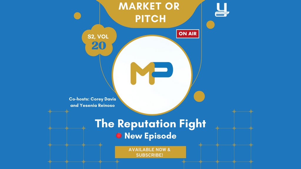 Head to your favorite podcast medium and listen to the brand new episode of @marketorpitch! In #Volume20, @YeseniaReinoso & @coreykd1 discuss the ongoing reputation crisis plaguing #MLB & #Ukraine. Listen, share, comment, & subscribe. 🎙️

youtube.com/watch?v=ORSQ9r…