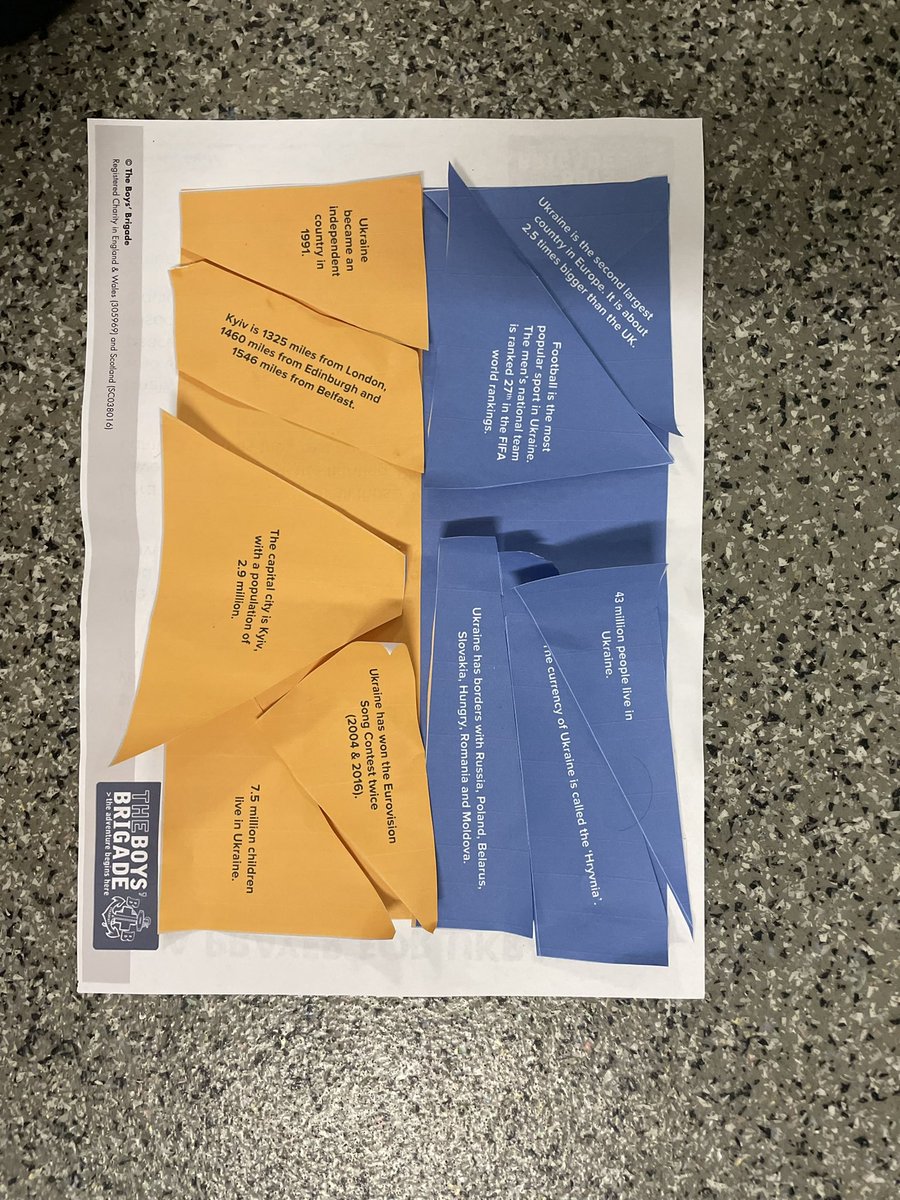 Tonight our Anchors and Juniors have been learning and thinking about the horrible events taking place in #ukraine. We have shared a prayer and lit candles a sign of respect. #prayforpeace <a href="/theboysbrigade/">The Boys' Brigade</a>