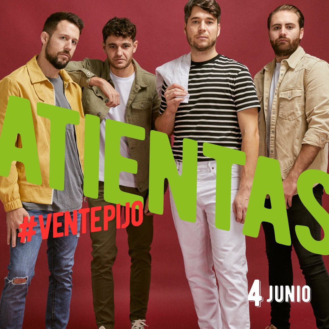 📢¡Primera confirmación!

🎸<a href="/atientasmusic/">Atientas</a> llegará el 4 de junio al #ventepijo con su último disco, “Energías Arquetípicas”.

⁉️Entradas ya a la venta en ventepijo.es con una oferta limitada por solo 10€.