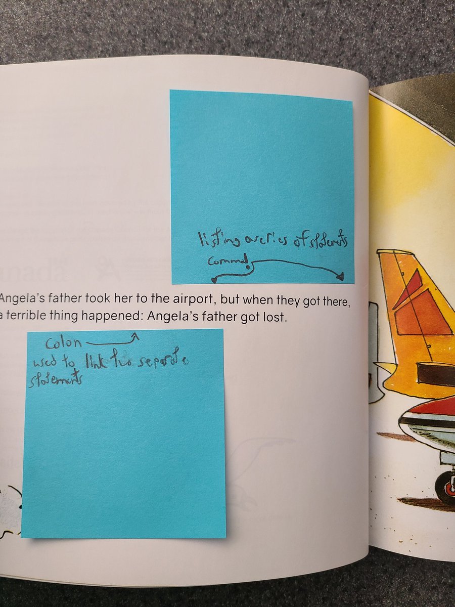 SmithsonLindsay's tweet photo. After noticing and naming punctuation in children's books, we considered then what it does. Tomorrow they will play with punctuation in their narrative pieces. #ENG2P https://t.co/NC3Hyw1iaW