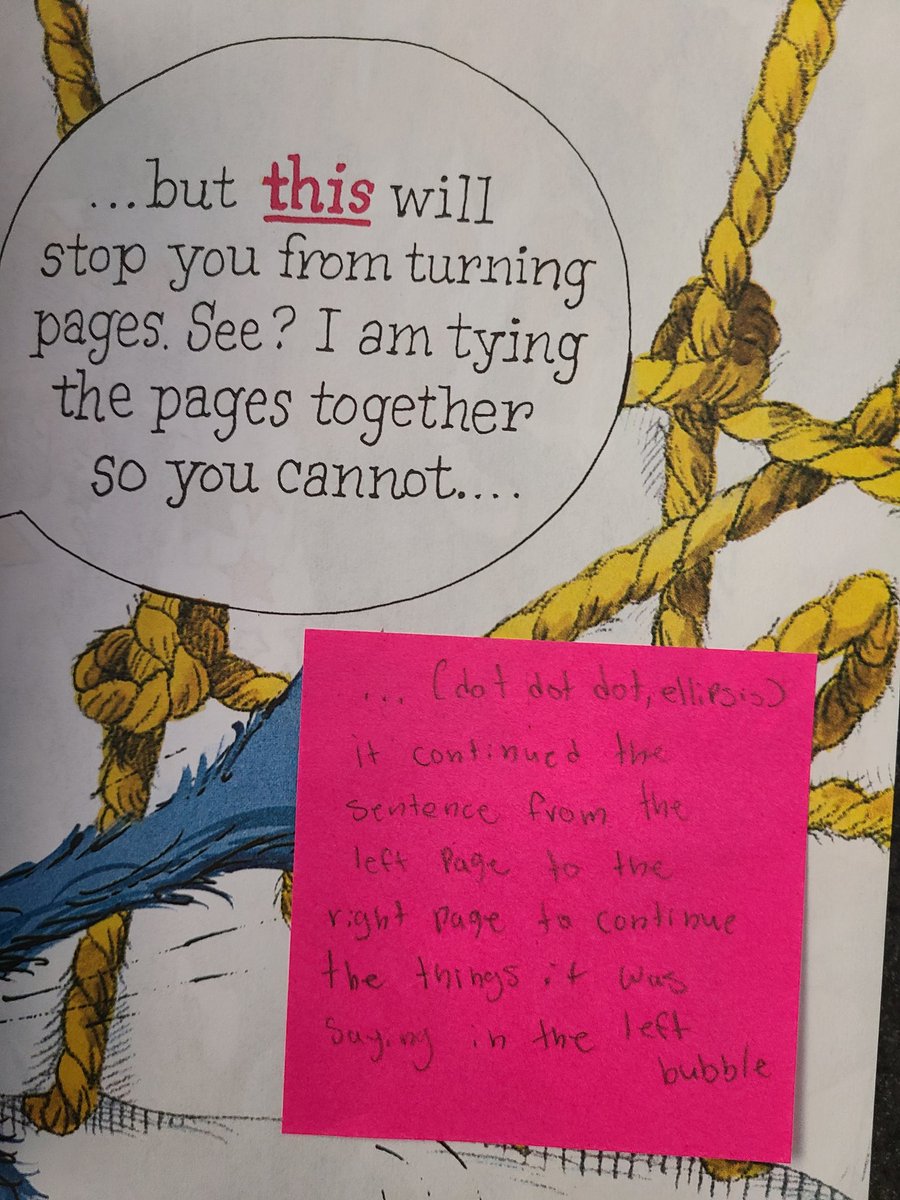SmithsonLindsay's tweet photo. After noticing and naming punctuation in children's books, we considered then what it does. Tomorrow they will play with punctuation in their narrative pieces. #ENG2P https://t.co/NC3Hyw1iaW