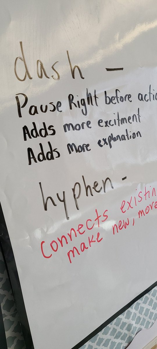 SmithsonLindsay's tweet photo. After noticing and naming punctuation in children's books, we considered then what it does. Tomorrow they will play with punctuation in their narrative pieces. #ENG2P https://t.co/NC3Hyw1iaW