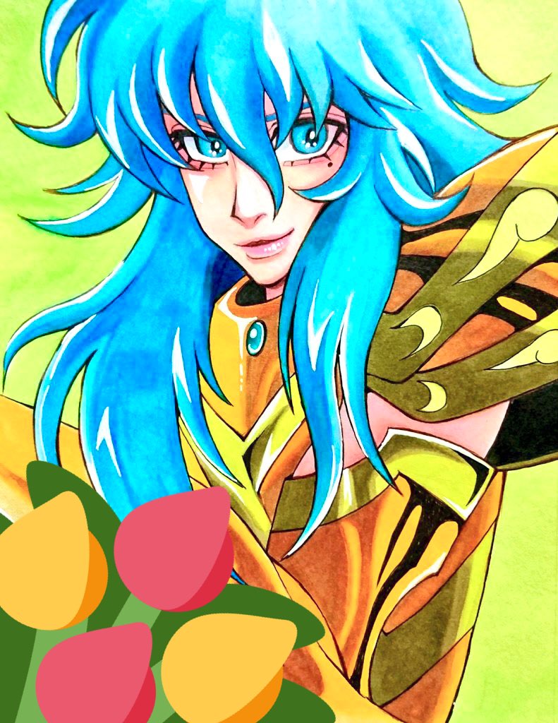 khntrii81__'s tweet photo. お誕生日おめでとう！
安定の間に合わなかったので過去絵で！　

🐠🌹🎂🎉

 #魚座のアフロディーテ生誕祭2022 https://t.co/b5dFbJQEWO