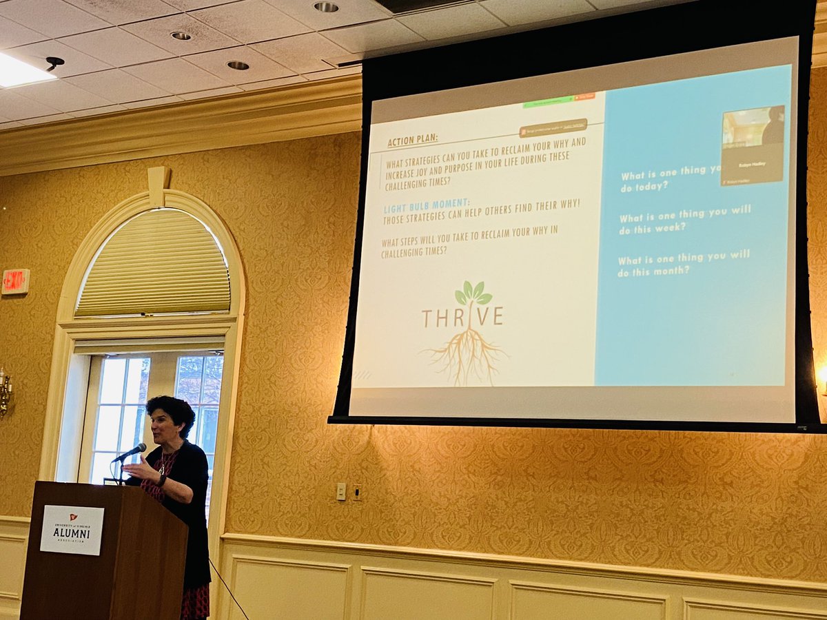 DM_UrFuturePrez's tweet photo. Thank you to @Stratton_Jill aka Dean JOY for recharging our minds and mission in “Reclaiming Our Why” at our @UVA DSA Pro Devo Meeting today! Have my action plan in place and ready to reclaim and reconnect!
#HigherEd #ProDevo #ReclaimYourWhy https://t.co/64uZse6mPv