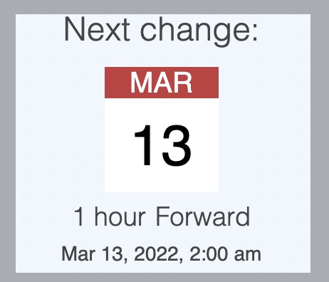 eptoronto's tweet photo. 🕰 Daylight Saving Time

3月13日（日）午前2時より夏時間に変更になります。⏰時計が1時間早くなりますよ。 https://t.co/2sOVVhYM1a