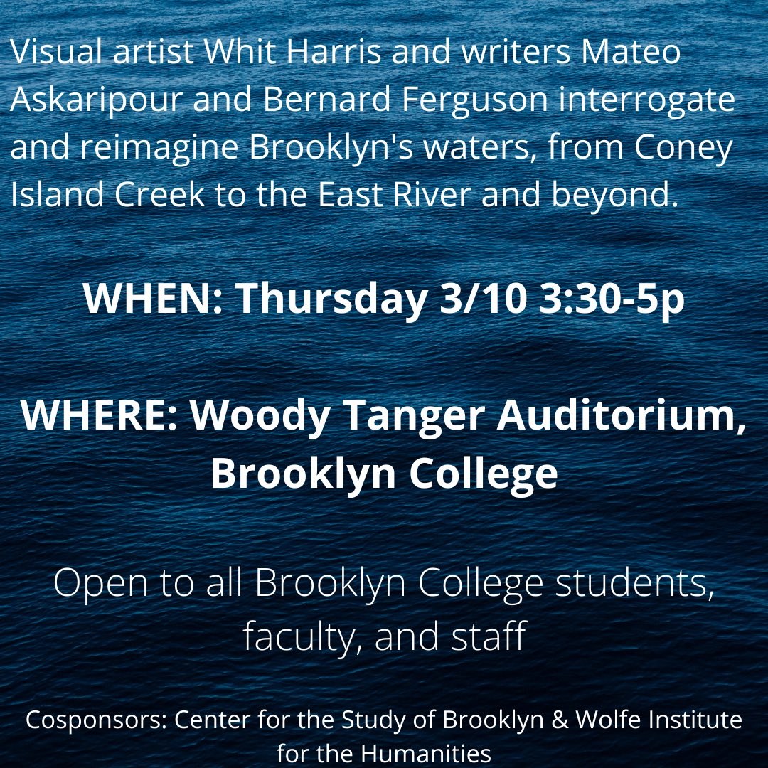 Tomorrow @ the Brooklyn College library!