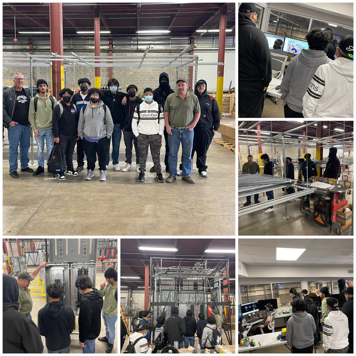 therealDrHoward's tweet photo. The Academy of Architecture and Construction @CaneRidgeHS visited @Enterprise today 💜 #buildingfutures #purplepride #RavensNation @msimms03 @MyFutureMyWay @CRHSschoolcoun1 @MetroSchools @Crcarter422 @MNPSSoutheast https://t.co/Osr9vNXTLM