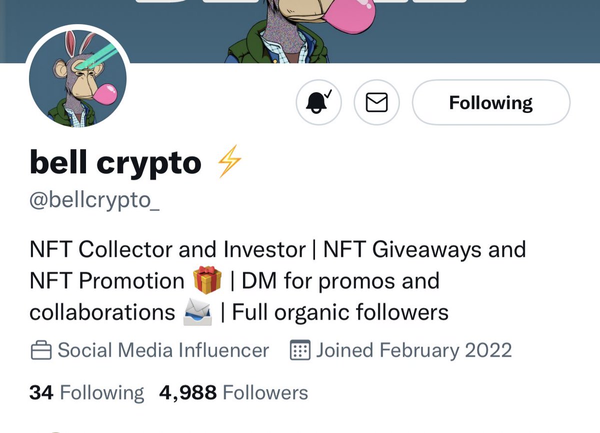 __drippyJ's tweet photo. @bellcrypto_ Done https://t.co/4BHwkXDl6L