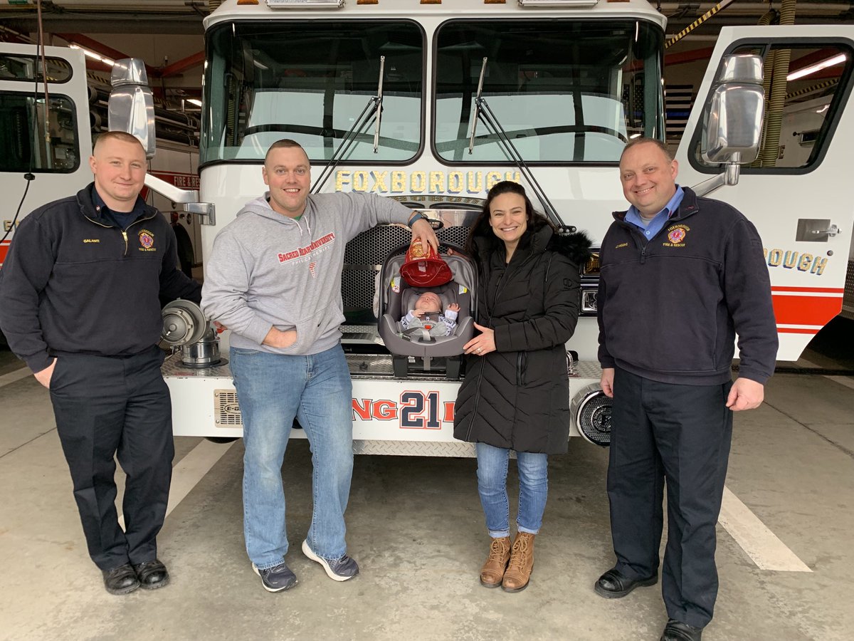 The Lyons family visited us today to say thanks for the assist with the birth of the newest member of their family.  CONGRATULATIONS!!!Pictured: FF Jason Galanti, the Lyons family and LT Adam Higgins (not pictured FF Joseph Rabuffo and FF Scott Rogers)
