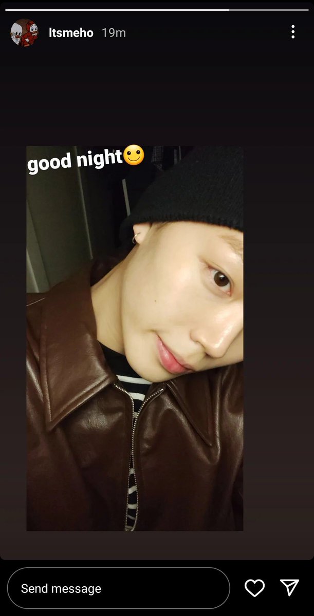 JAEHO_GLOBAL's tweet photo. [JAEHO STORY UPDATE] 

good night🙂

#choijaeho #최재호 https://t.co/Q23p37ZVdA