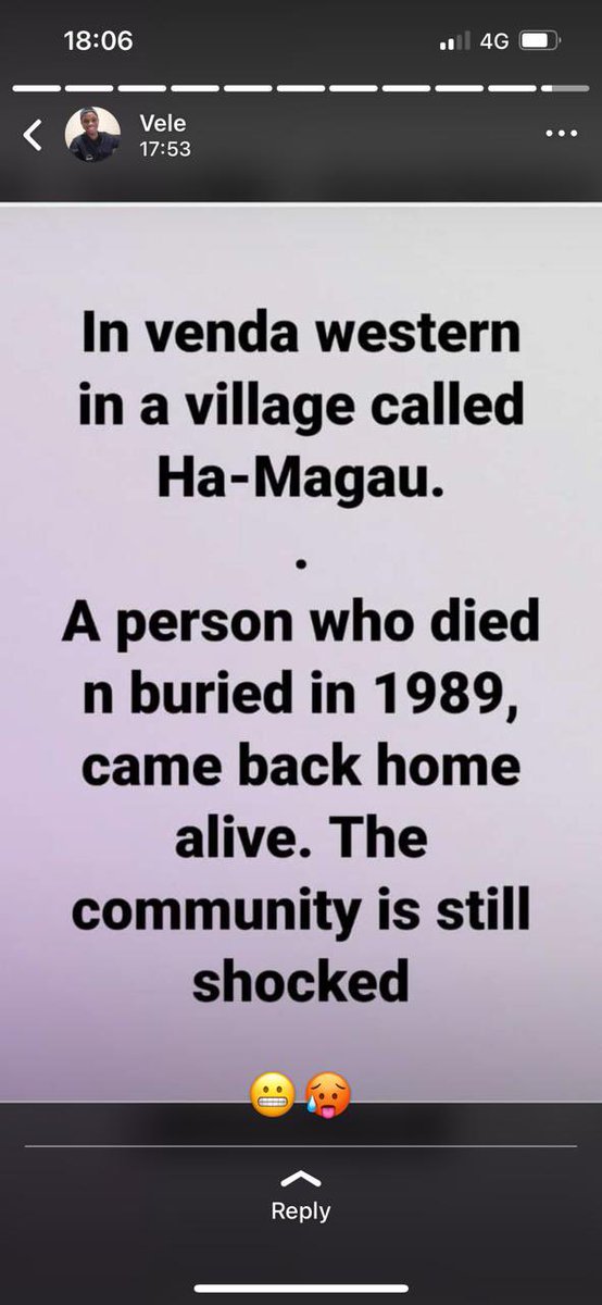SeakamelaFunan1's tweet photo. This happened today in my village ๐ณ๐ณ๐ฑhe was literally buried ๐ฑ#roseagain #VaccineSideEffects #Pfizer #Loadshedding https://t.co/ifBtReMh7p