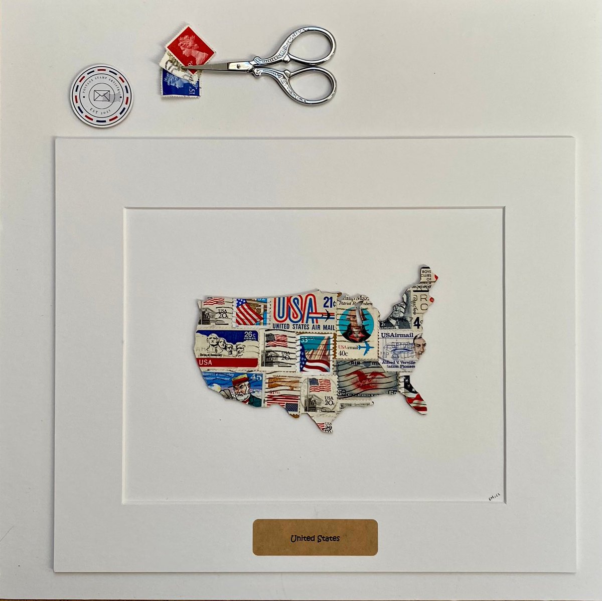 pstampartistry's tweet photo. Excited to share this item from my #etsy shop: Map of USA/USA/Country Map of USA/Personalised/Handmade/Original/Vintage Postage Stamp Art - 12x10" Unframed Art https://t.co/05pqlQDcza
#handmadehour #mhhsbd #craftbizhour #usa #mothersdaygift #postagestamps #gift #art #mapofusa https://t.co/srY6cWL5yr