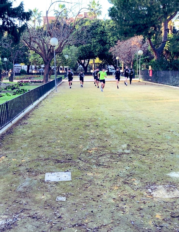 pep_gg's tweet photo. Buen entrenamiento, aprovechando y respetando las donas verdes de las que podemos disfrutar en nuestra ciudad. Seguimos sumando!!! @raneroficial #vamosranero https://t.co/8t48kmgPNE