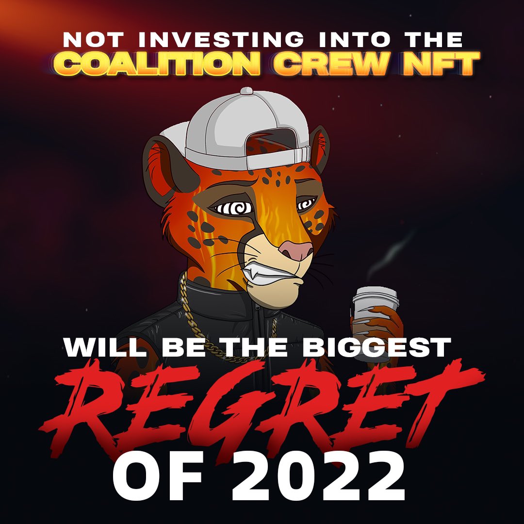 CCrewNFT's tweet photo. There are THREE contests going on right now to win 1/3 Coalition Crew 2.0 #NFT! This is your chance to win a very valuable asset worth .75 ETH + massive utility 🐆🤍 check out our discord now! https://t.co/yLwnVRTUqc

#NFTGiveaway #NFTs #NFTCommunity https://t.co/5Yx10uhYon