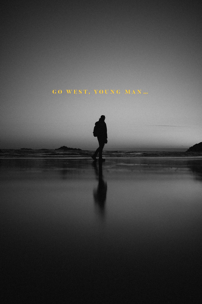jkwinders's tweet photo. When there’s nowhere else to go, go west… https://t.co/ON8Em46Cfq