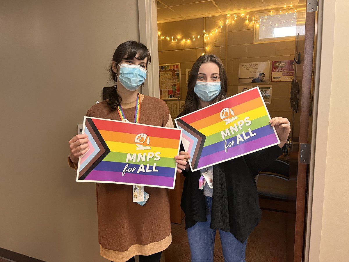 MNPSSocialWork's tweet photo. Stratford social workers Margaret Esrael and Alexa Skopek, promote and support equality and equity everyday and all day for all including our MNPS scholars. #MNPSforall #socialworkweek @StratfordHS https://t.co/ByyqjY6NxX