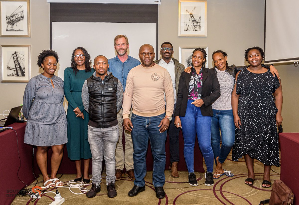 SAHRDNetwork's tweet photo. HRDs NETWORKING| Today #SouthernDefenders coordinated a networking and experiential learning opportunity for #LusophoneHRDs from #Mozambique and #Angola on use of strategic litigation from South African counterparts from @LHR_SA and the @LRCSouthAfrica https://t.co/9EN11Bb9Hn