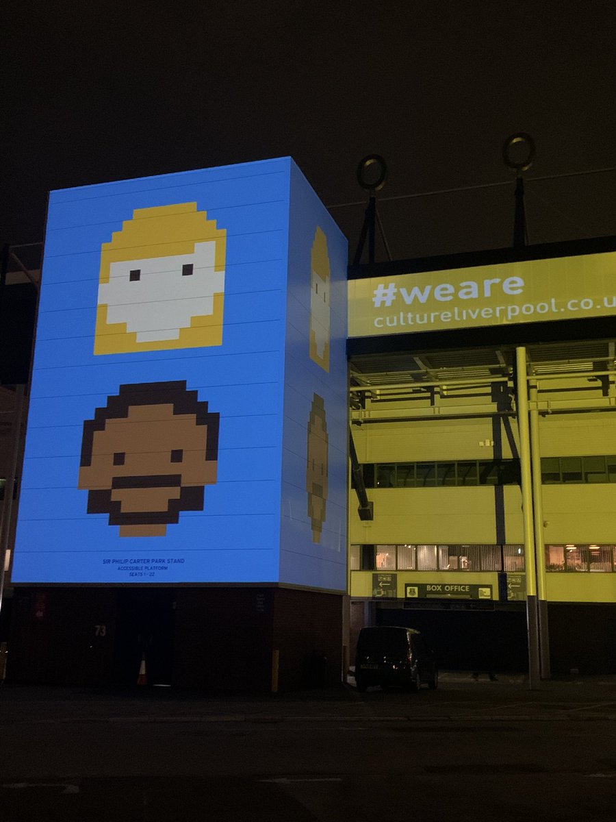 CultureLPool's tweet image. #WeAre | Spotted anything different @Everton Goodison Park tonight? We’re projecting your words among this stunning artwork to celebrate YOU, the people our city #WeAre 💙

cultureliverpool.co.uk/wearescousers/