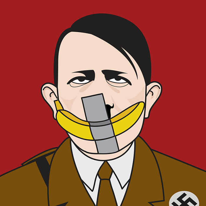 The enemies of humanity and peace may not be among us, but their ideas are still alive. 
It's time to SHUT THE BANANA!
This is the most effective activist way.

<a href="/opensea/">OpenSea</a> 

opensea.io/collection/shu…

#NFTs #NFTCommunity #nftcollector #opensea #openseanfts #OpenSeaNTF   #NFTartist