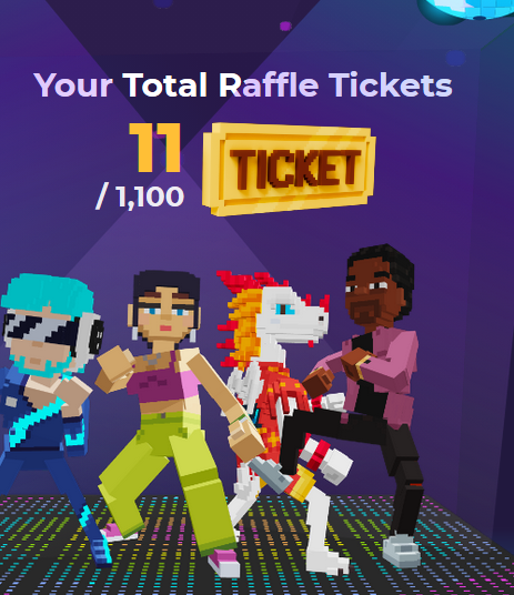 BenRubios's tweet photo. @TheSandboxGame I just participated in the daily #SandboxAlphaS2Contest for a chance to earn up to 1,000 $SAND! Starting March 9 -  Show your Raffle Tickets. Check out my screenshot below! 👇 #SandboxAlphaS2 https://t.co/0zNE3oaCf9