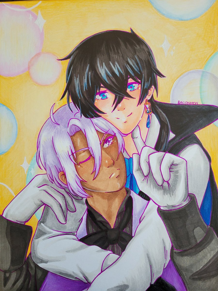 baconmon's tweet photo. First commission doneβΌοΈ They're Vanitas and Noe from Vanitas no Carte for a friend of mine πΈ
#baconmon #vanitasnocarte #commission #artcommissions #myart #anime https://t.co/m2PInL81Df