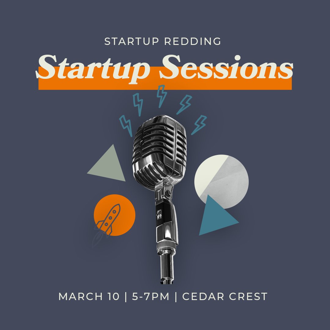 ShastaEdc's tweet photo. Tomorrow night! Join us as we continue hearing from founders competing to be a finalist at the Redding Venture Conference next month!

To RSVP for Startup Sessions, visit the @startupredding IG. https://t.co/TlGbkS8JqF