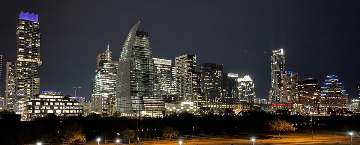 Austin skyline as of last week. Check again next week cuz it will be different. Note you can barely see the once dominant Frost Tower. <a href="/cvsherman/">Christopher V. Sherman</a>