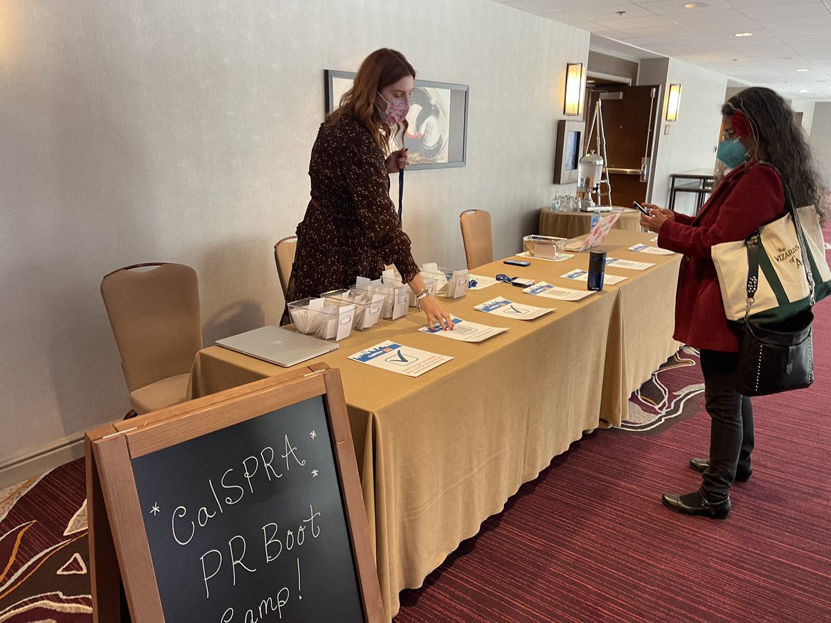 mschwartznews's tweet photo. Excited to start the CalSPRA Boot Camp in Sacramento! 

@CalSPRA #CalSPRA2022 #PRBootCamp @TrinetteMarquis https://t.co/Yc6LZZGorL