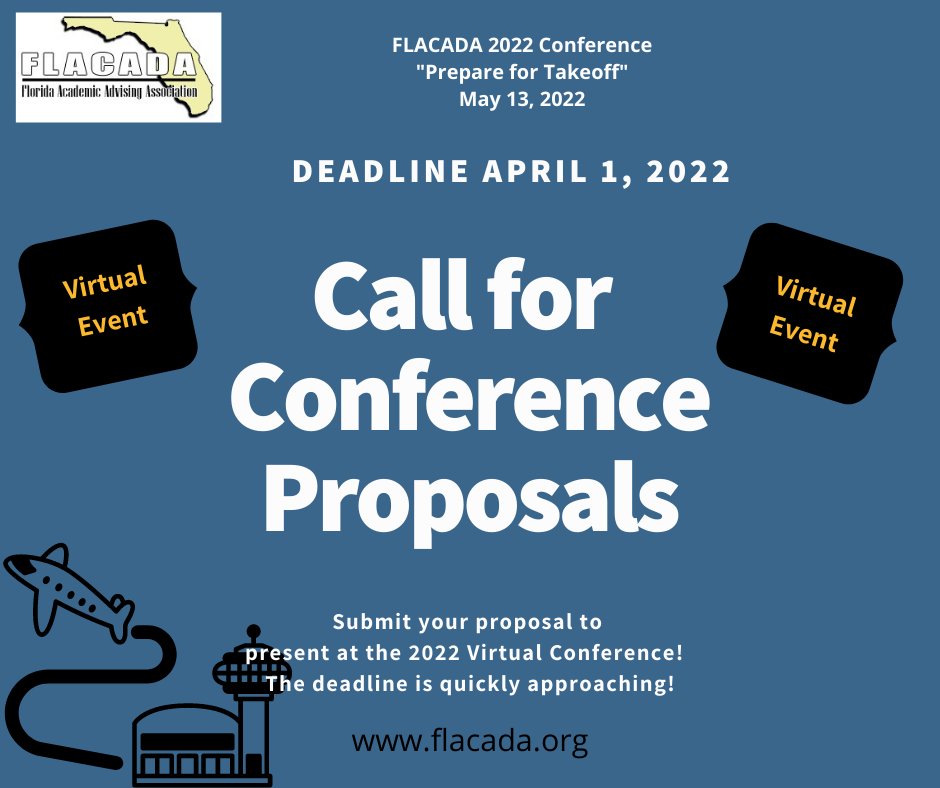 FLACADAFL's tweet photo. Now is the time, this is your year - register for the Virtual FLACADA 2022 Conference and submit a presentation proposal.  We want to hear from you!  

Need help justifying the cost?  Tip 1: no travel/hotel expenses will be incurred this year!

https://t.co/sml5PSeSHX https://t.co/Jg16qDwLTs