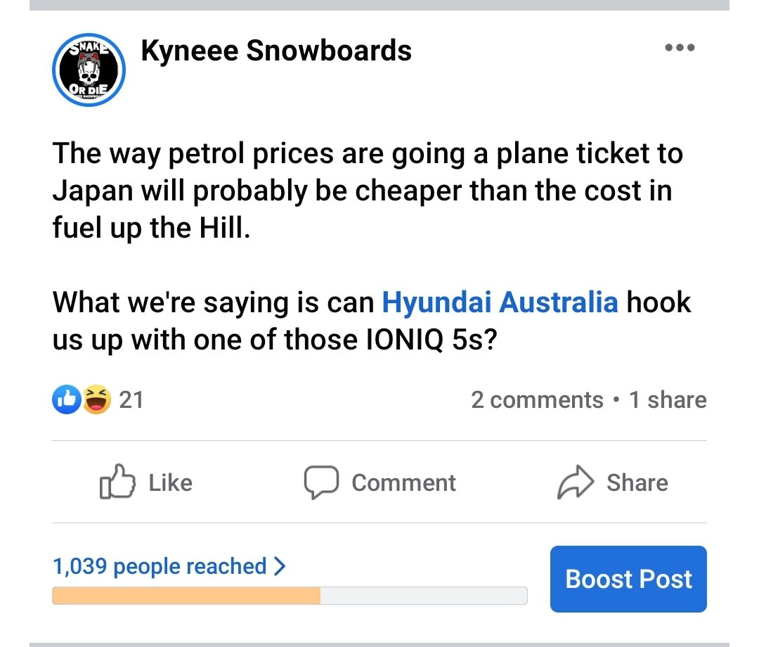 KyneeeSnowboard's tweet photo. Just putting this here incase they're more active on twitter @HyundaiAus 😉 https://t.co/iJ0xJSqmqa