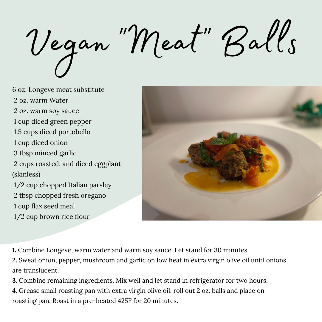 thewholepurpose's tweet photo. Guess what we're serving at @WeanGreen's Booth #3202 at @NatProdExpo tomorrow at the Anaheim Convention Center from 4:30 - 5:30 p.m. PT?! Using @LongeveBrands' products, check out this delicious vegan 'meat' balls recipe at #happyhour tomorrow! 
#ExpoWest #veganrecipe https://t.co/BhS114K49W