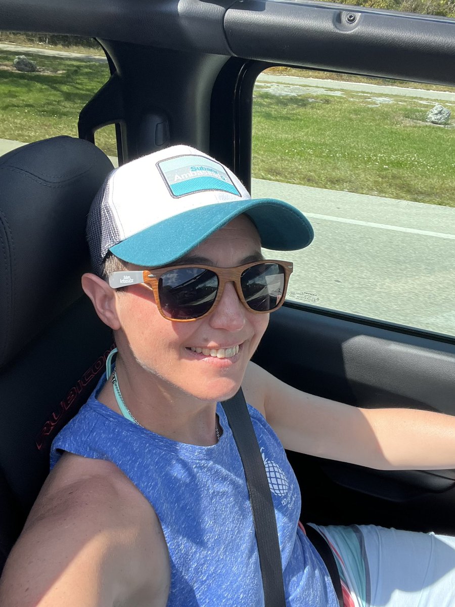 I might be driving a Jeep this week in the Florida Keys….but I am forever a certified @subaru ambassador, representing the best brand around!