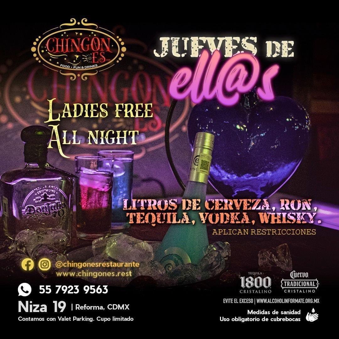 SandieChingona's tweet photo. #ChingonEs Niza19|Reforma|CDMX📍

Que si plan tranqui o música en vivo, el chiste es reunirte con amig@s✨
#juebebes de LADIES FREE ALL NIGHT. Disfruta sin parar🥃🍺cerveza, ron, tequila, vodka y whisky.

📲Cupo mega limitado y medidas de sanidad😷
@SandieCommander • @4EverSugus https://t.co/bWmoaG9M2M