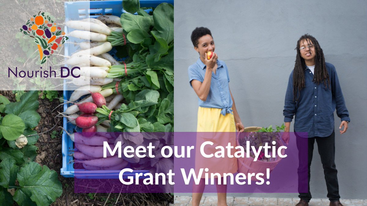 Announcing the winners of the Nourish DC Catalytic Grant! Through a $1 million award from <a href="/MayorBowser/">Mayor Muriel Bowser</a>, nine food businesses in the District received grants totaling $400K to establish or grow their food-based businesses and create jobs: bit.ly/35GEDQ4 #NourishDC